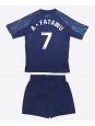 Billige Leicester City Issahaku Fatawu #7 Bortedraktsett Barn 2025-26 Kortermet (+ Korte bukser)